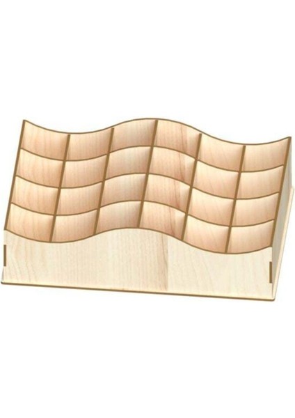 Şık Masaüstü Düzenleyici, Organizatör ve Takı Kutusu, Krem Renk indirimleri