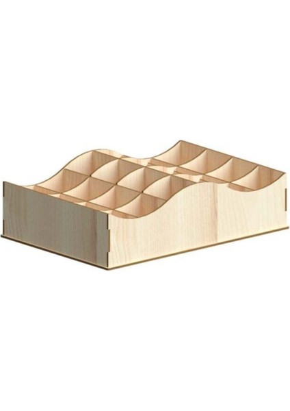 Şık Masaüstü Düzenleyici, Organizatör ve Takı Kutusu, Krem Renk