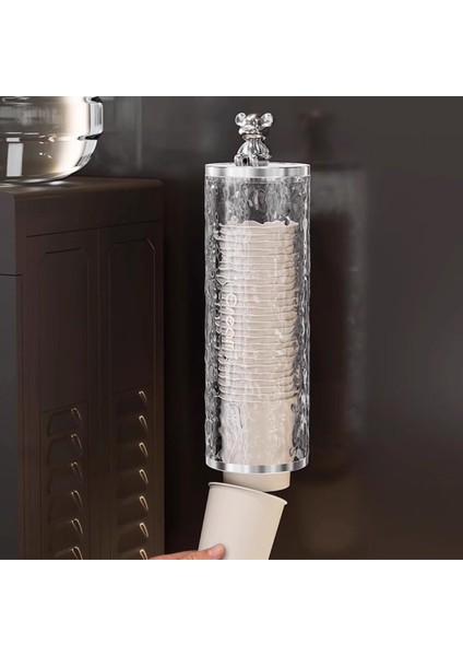 Sunup SN-27110 Kendinden Yapışkanlı Plastik Karton Bardak Dispenseri Su Sebili Kahve Makinası Yanı Bardaklık fiyatları