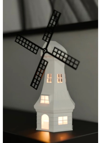 Beyaz Deniz Feneri Tealight Mumluk, Şık ve Kullanışlı Hediye Seçeneği