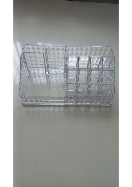 Beyaz 15 Bölmeli Çok Fonksiyonlu Makyaj Organizeri, Şık ve Pratik Depolama Çözümü