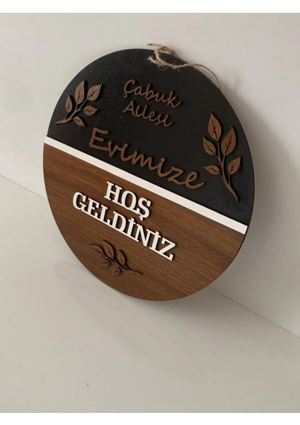 Kişiye Özel Ahşap Kapı Süsü fiyatları