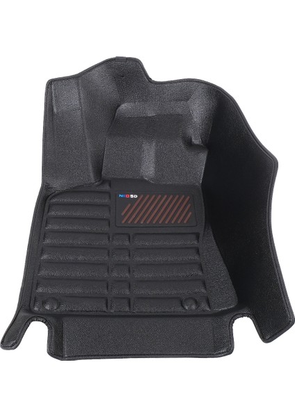 Porsche Macan 2014-2024 Uyumlu Ithal, Suni Deri, Eva Dolgulu Havuzlu 5d Paspas