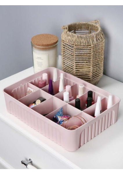 Çok Bölmeli Kozmetik ve Makyaj Düzenleyici, Pratik ve Şık Tasarım fiyatları