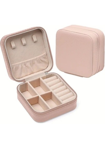 Şık ve Pratik Pembe Takı Saklama Kutusu, Düzenli ve Estetik Organizasyon Sağlar modelleri