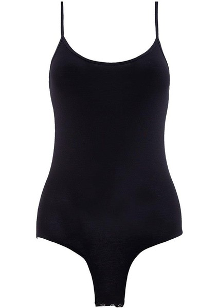 Essential İnce Askılı Siyah Çıtçıtlı Body 1980 fırsatları