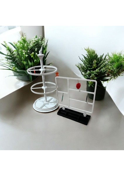 Beyaz Küpe Standı, Şık ve Kullanışlı Mücevher Düzenleyici fırsatları