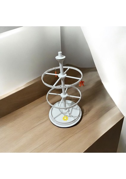 Beyaz Küpe Standı, Şık ve Kullanışlı Mücevher Düzenleyici indirimleri