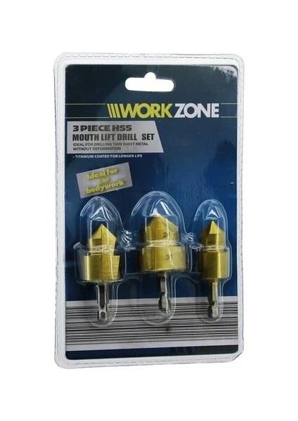 3 Pcs Plastik Boru Açma