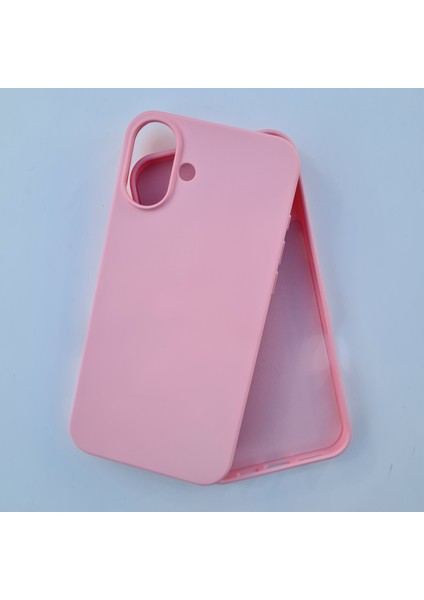 İphone 16 Plus İle Uyumlu İçi Kadife Esnek Silikon Lansman Kılıf