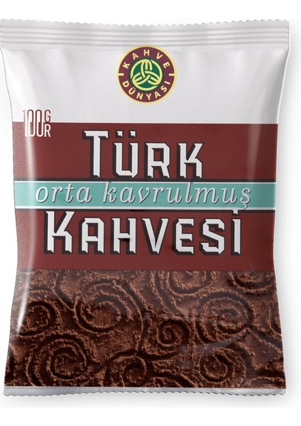 Orta Kavrulmuş Türk Kahvesi 100 gr x 48 Adet