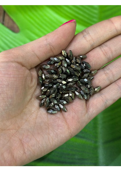 70 Adet Füme Kristal Takı Boncuğu modelleri