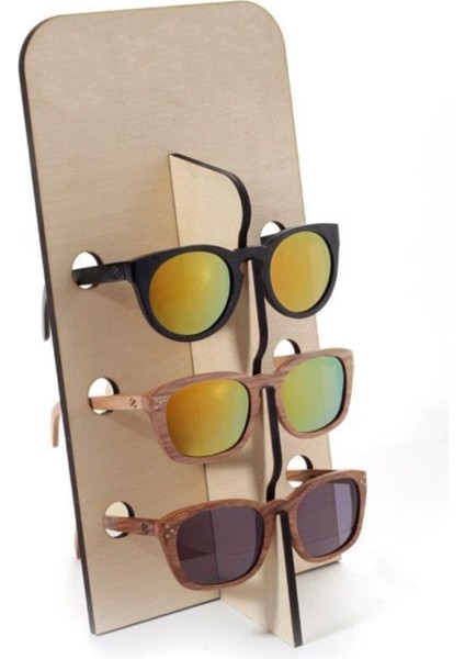 Şeffaf ve Şık Gözlük Standı, Dekoratif ve Fonksiyonel Ev Aksesuarı