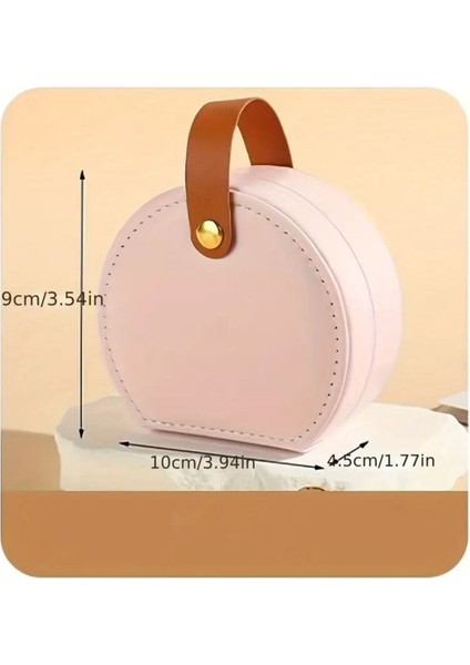 Pembe Takı Düzenleyici, Seyahat Için Taşınabilir, Düğme Kapanışlı, Şık ve Kullanışlı fiyatları