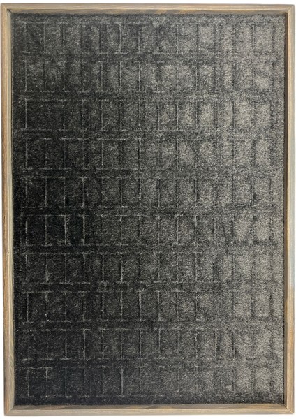 El Yapımı Ahşap Çerçeveli Alcantara Kaplama Yüzük Teşhir Tablosu, Şık ve Zarif Tasarım indirimleri