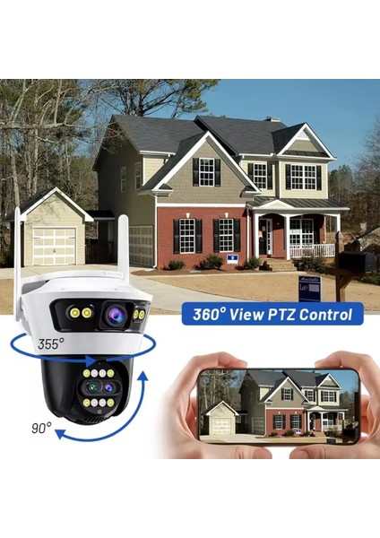 6mp 6k Ultra Hd Blıc 8xzoom Dış Mekan Gece Görüşlü Akıllı Ip Güvenlik Kamerası fırsatları