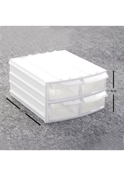 Şeffaf 8 Çekmeceli 32 Bölmeli Organizer Kutu Mücevher ve Boncuk Saklama modelleri