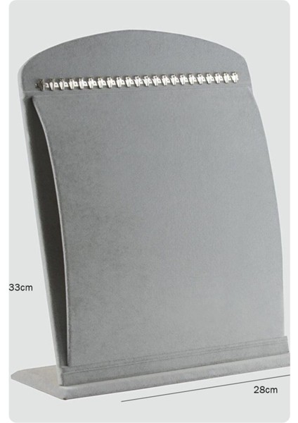 Gri Renkli Takı ve Tesbih Standı, Şık ve Kullanışlı Tasarım