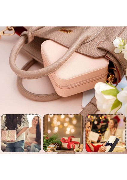 Turkuaz Fermuarlı Takı Organizeri, Seyahat İçin Şık ve Hafif Çanta fırsatları