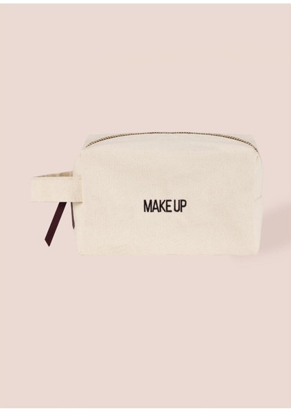 Şık Makyaj Düzenleyici Çanta, 24x11x15 cm, Bej Renk, Pratik ve Kullanışlı Tasarım fırsatları