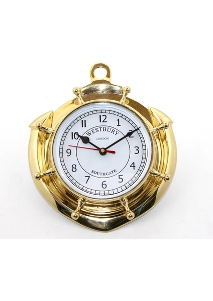 Pirinç Duvara Asmalı Çapalı Saat KSK2049