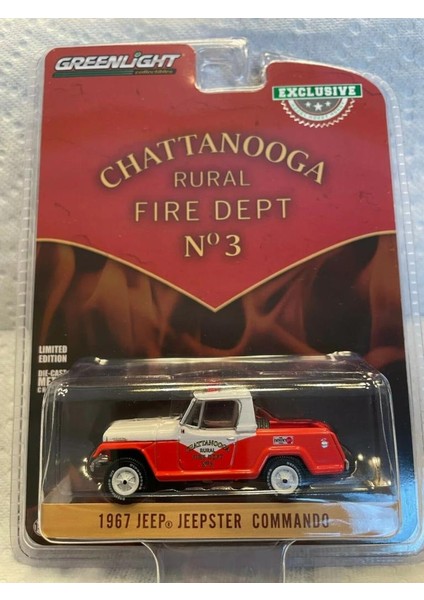 1967 Jeep Jeepster Pickup Truck White And Orange 1/64 Model Araba