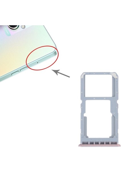 Oppo A96 Çin Sım + Sım / Mikro Sd Kart Tepsisi Için