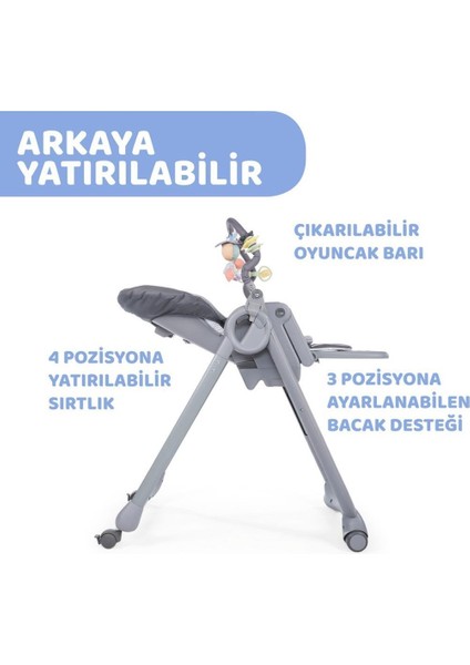 Chicco Polly Magic Relax Mama Sandalyesi Grey Melange fiyatları