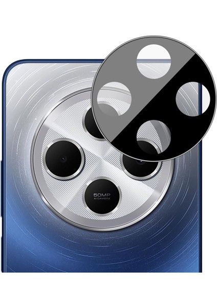 Xiaomi Redmi 14C ile Uyumlu Kamera Lens Koruma Halkası Siyah - FC377