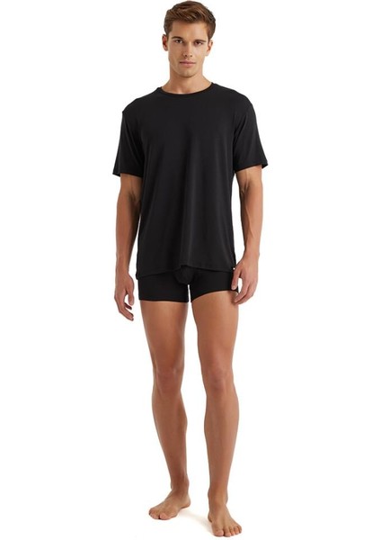 Silver Kısa Kol Siyah T-Shirt 9306 fiyatları