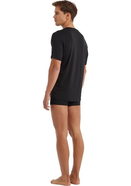 Silver Kısa Kol Siyah T-Shirt 9306 fırsatları