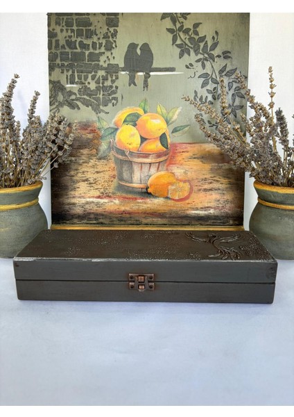 Grili Ahşap Takı ve Aksesuar Düzenleyici Kutu, Şık ve Kullanışlı Tasarım fırsatları