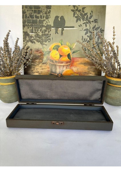 Grili Ahşap Takı ve Aksesuar Düzenleyici Kutu, Şık ve Kullanışlı Tasarım indirimleri