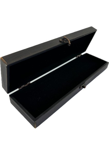 Şık Ahşap Takı ve Eşyalar Düzenleyici Kutusu, Siyah