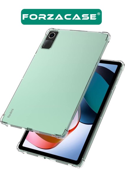 Xiaomi Redmi Pad 10.61 Inch Tablet ile Uyumlu Anti Shock Silikon Kılıf Şeffaf - FC014