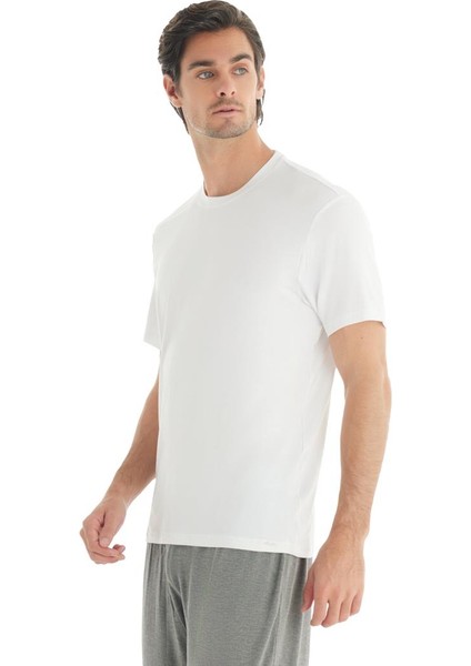 Silver Kısa Kol Beyaz T-Shirt 9306 fiyatları