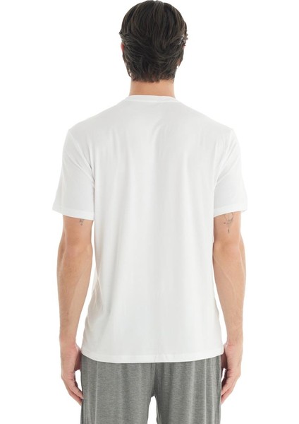 Silver Kısa Kol Beyaz T-Shirt 9306 modelleri