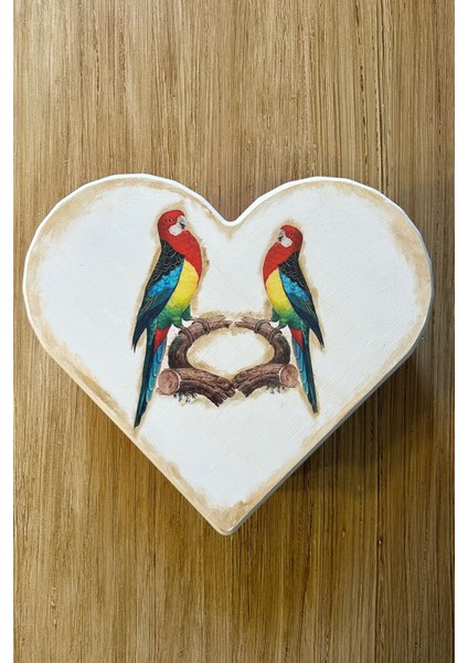 El Sanatı Kuş Figürlü Şık Takı ve Organizer Kutusu, Renkli ve Zarif Tasarım modelleri