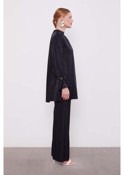 Siyah Taş Detaylı Ikili Takım modelleri