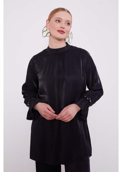 Siyah Taş Detaylı Ikili Takım fırsatları