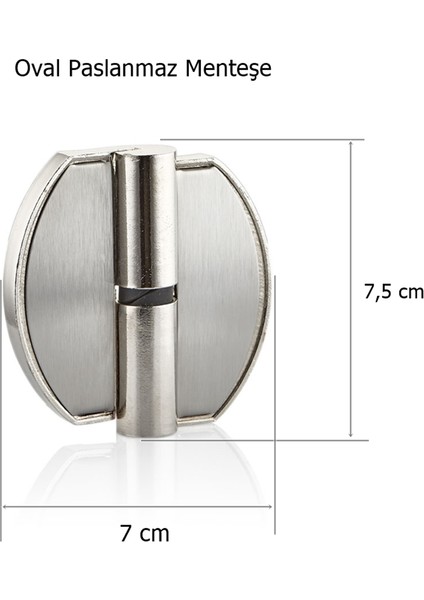 Islak Hacim Kompakt Kabin Paslanmaz Oval Kapı Menteşesi Sol fiyatları