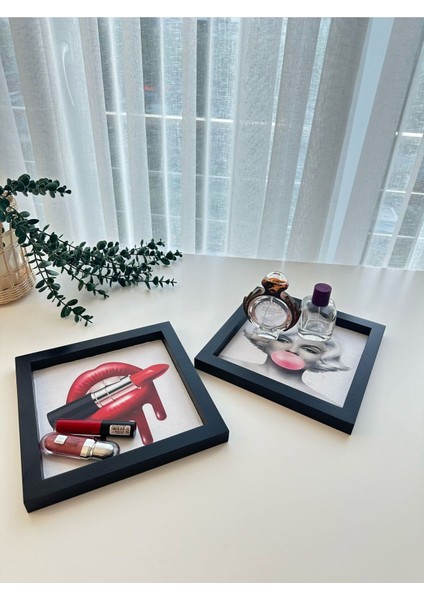 Renkli 2'li Makyaj Masası ve Pano Düzenleyici Set fiyatları