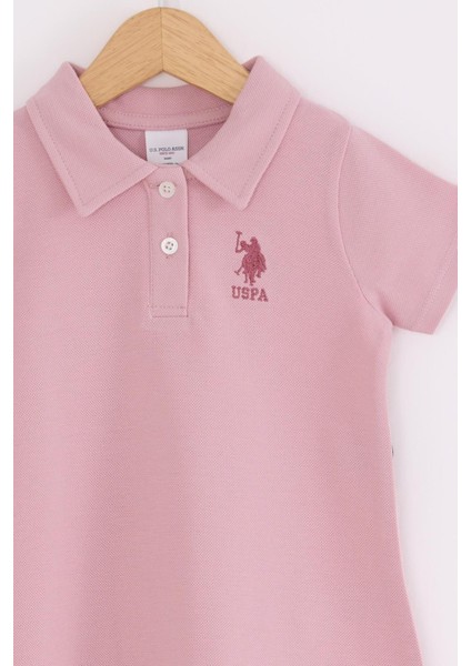 Polo Yaka %100 Pamuk Kız Çocuk Pike Elbise modelleri