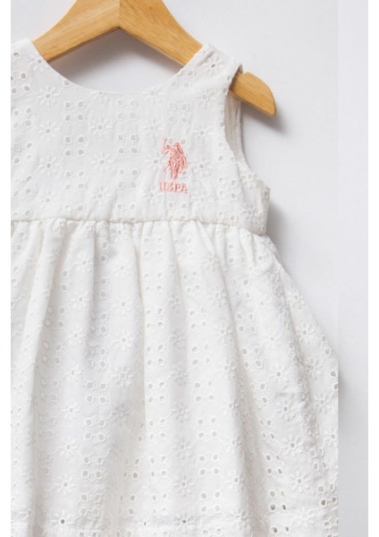 U.s.polo Assn. Askılı Beyaz Kız Bebek Elbise, %100 Pamuk / %100 Cotton modelleri