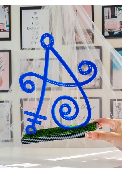 Kişiye Özel Mavi Harf Takı Organizer - Bioplastik, Pratik ve Şık Tasarım fırsatları