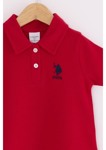 Polo Yaka %100 Pamuk Kız Çocuk Pike Elbise