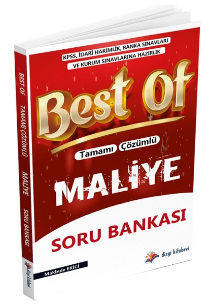 Yayınları Best Of Tamamı Çözümlü Maliye Soru Bankası 2025 Makbule Ekici
