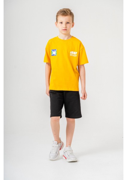 Sırtı Baskılı Şortlu Erkek Çocuk Takım 051 fırsatları