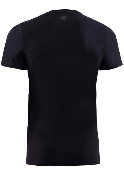 Erkek Aura Siyah Kısa Kol T-Shirt 9506 fiyatları