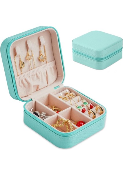 Mini Seyahat Takı Kutusu, Düzenleyici ve Aksesuar Organizeri, Şık ve Kullanışlı